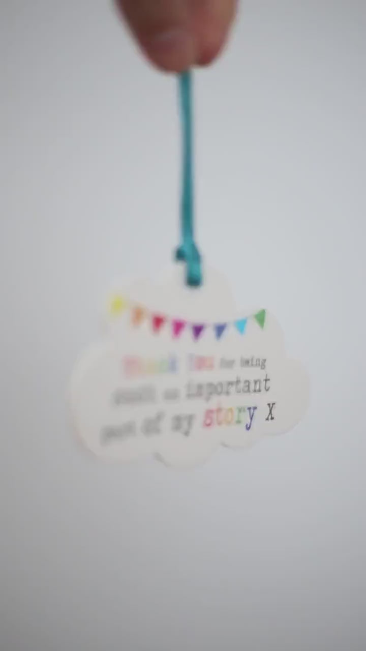 Thank You Gift | My Story | Thank You Keepsake | Gift To Say Thank You | Cloud Keepsake | Thank you Story | Teacher Thank you Gift