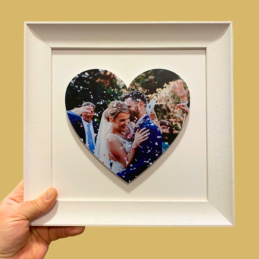 single supersize heart photo tile frame - valentines special