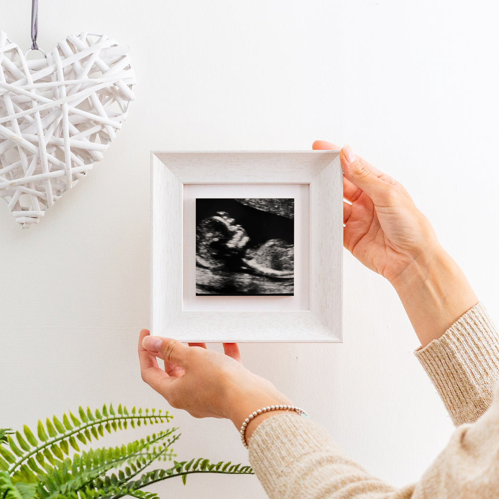 pregnancy scan ceramic photo tile frame