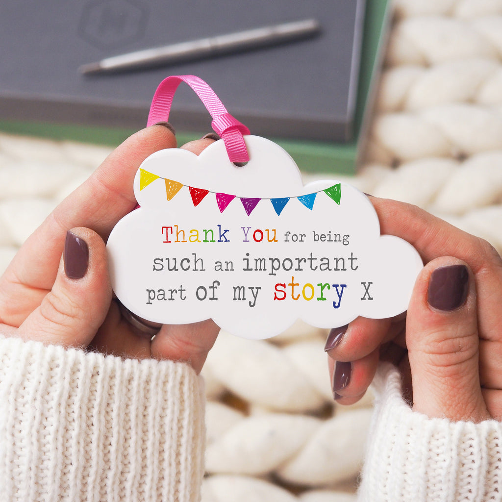 thank you gift | my story | thank you keepsake | gift to say thank you | cloud keepsake | thank you story | teacher thank you gift