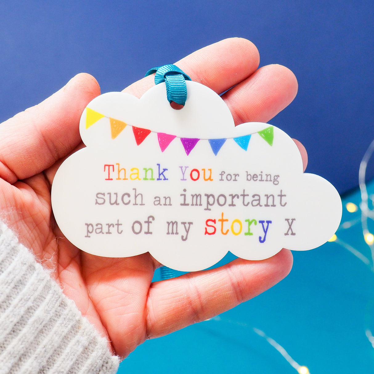thank you gift | my story | thank you keepsake | gift to say thank you | cloud keepsake | thank you story | teacher thank you gift