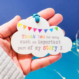 thank you gift | my story | thank you keepsake | gift to say thank you | cloud keepsake | thank you story | teacher thank you gift