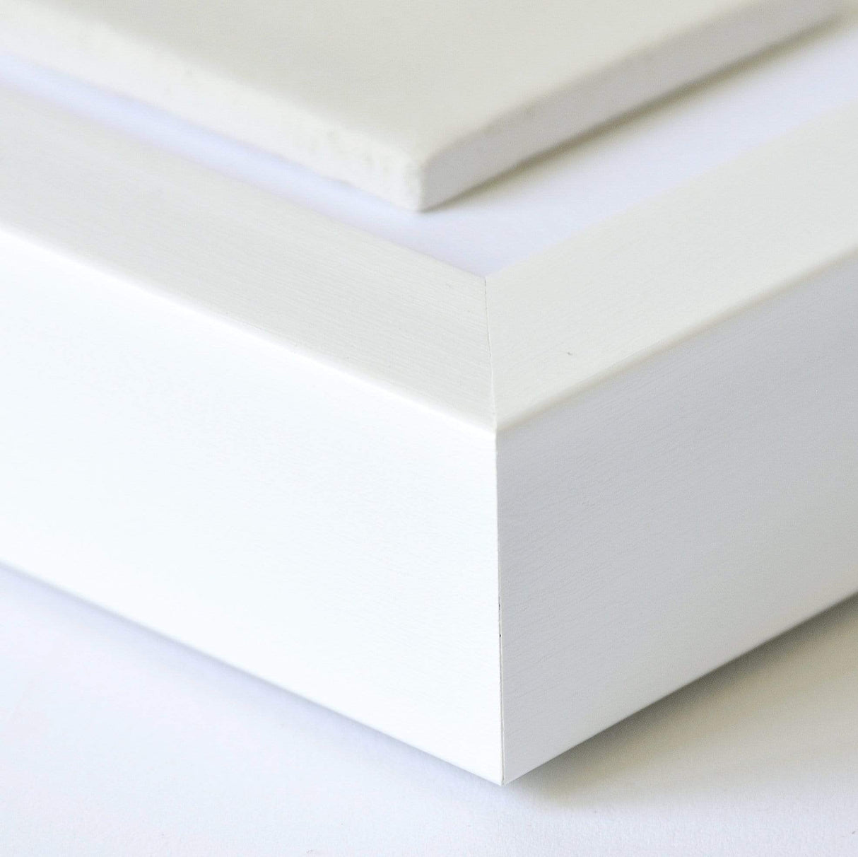 two ceramic tile photo frame / white box / just photos