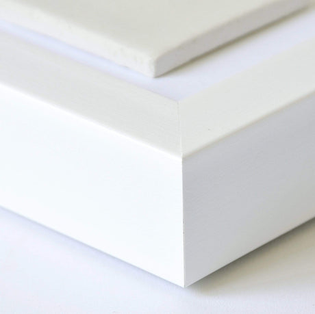two ceramic tile photo frame / white box / just photos
